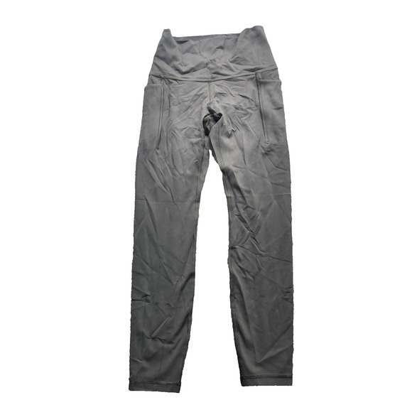 ColorfulKoala Womens Skinny Yoga Pants Nylon/Lycra Dark Carbon sz Small w Pocket - Picture 1 of 8